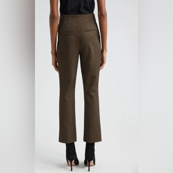 Veronica Beard Kean Houndstooth Check Crop Pants - Picture 5 of 8